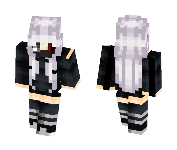 gender - bend ~ kaneki - Female Minecraft Skins - image 1