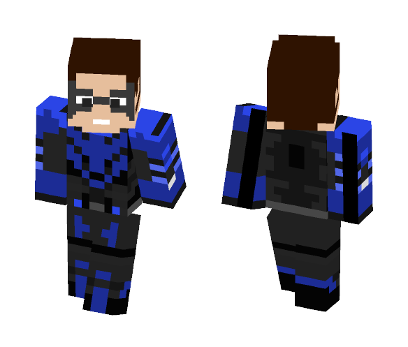 Nightwing-injustice 2 - Male Minecraft Skins - image 1