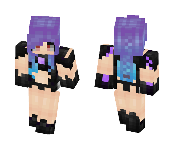 Download Free War Cyborg Girl Skin for Minecraft image 1 War Cyborg Girl - Girl Minecraft Skins - image 1