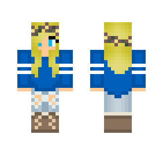 Blonde Girl w/ Flower Crown!
