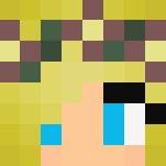 Download Free Blonde Girl w/ Flower Crown! Skin for Minecraft image 3 Blonde Girl w/ Flower Crown! - Flower Crown Minecraft Skins - image 3