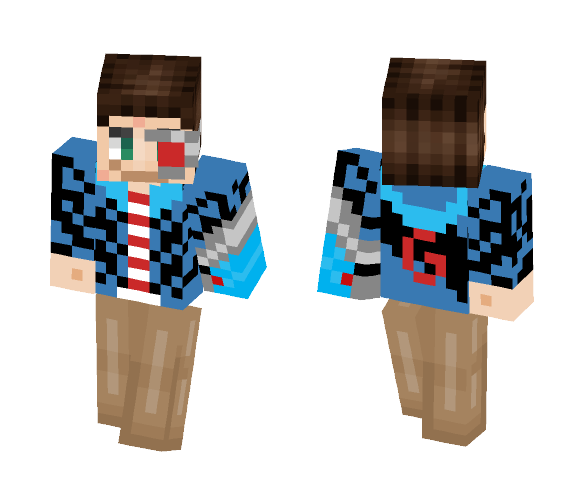 Gvn’s cyborg - Male Minecraft Skins - image 1