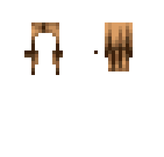 [Hair overlay] Long brown - Interchangeable Minecraft Skins - image 2