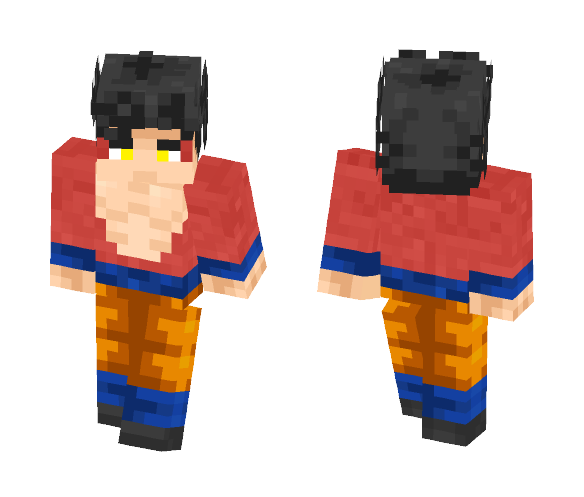 Goku GT Super Saiyan 4 - Male Minecraft Skins - image 1