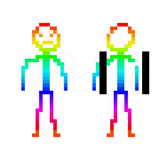 Rainbow Stick Man - Interchangeable Minecraft Skins - image 2