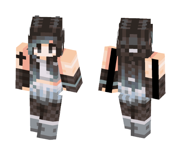 ∞ Deep Blue ∞ - Female Minecraft Skins - image 1