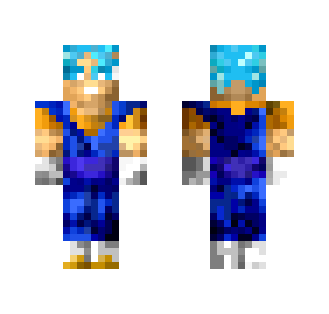 Super Saiyan Blue Vegito - Male Minecraft Skins - image 2