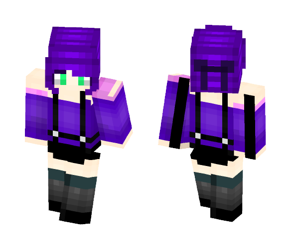 Purple - Female Minecraft Skins - image 1