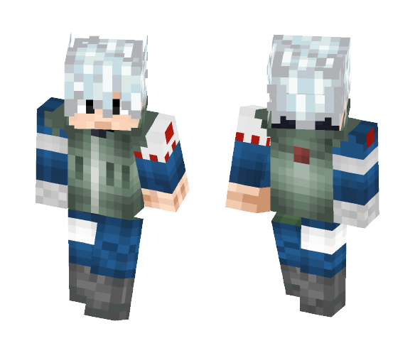 Hatake OC Chuunin+ - Male Minecraft Skins - image 1