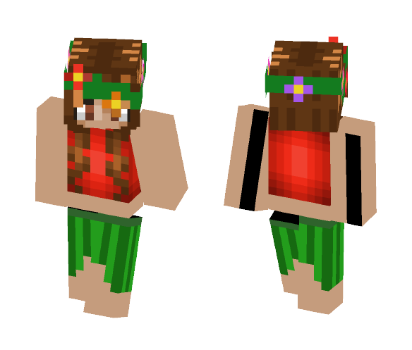 Hawaii- My Hetalia oc - Female Minecraft Skins - image 1