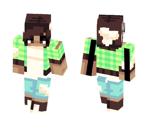 Over flower - Female Minecraft Skins - image 1