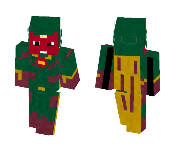 Download Free Vision | Age of Ultron Skin for Minecraft image 1 Vision | Age of Ultron - Male Minecraft Skins - image 1
