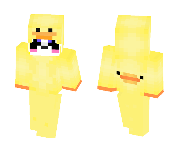 Panda In A Duck Onesie - Interchangeable Minecraft Skins - image 1