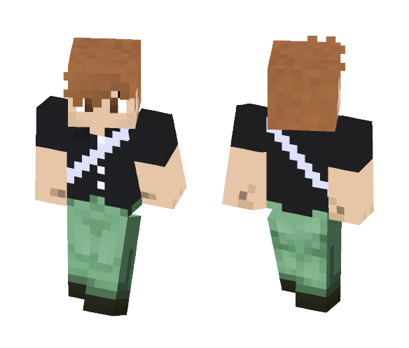 Trainer Blue (Alola) - Male Minecraft Skins - image 1