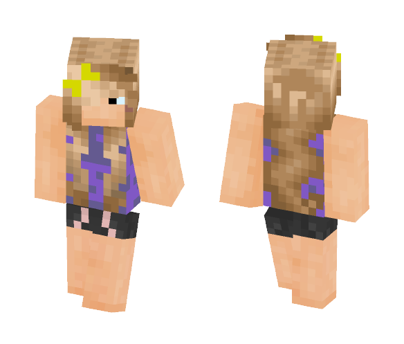 Download Free Girly Girl Skin for Minecraft image 1 Girly Girl - Girl Minecraft Skins - image 1
