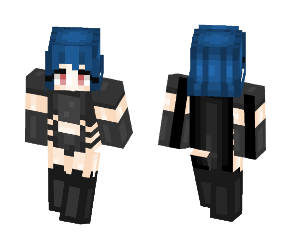 laura kuges-villain oc :o - Female Minecraft Skins - image 1