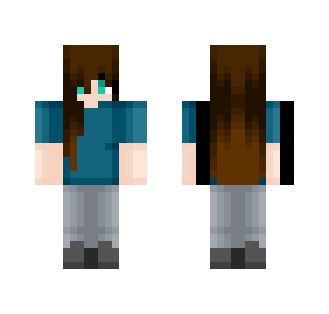 Aquatic tee shirt - Female Minecraft Skins - image 2
