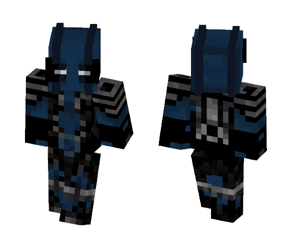 Deadpool blue - Comics Minecraft Skins - image 1