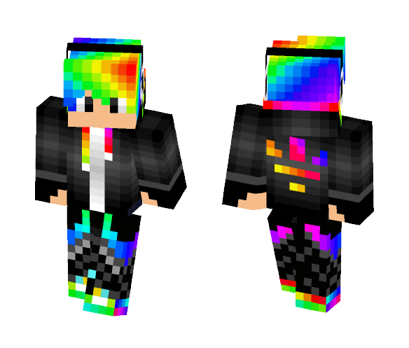 Rainbow Boy - Boy Minecraft Skins - image 1
