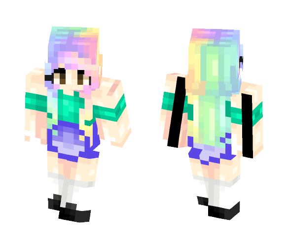 Rainbow Pastel - Female Minecraft Skins - image 1