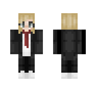 Girl In a Tuxedo Says Hi :3
