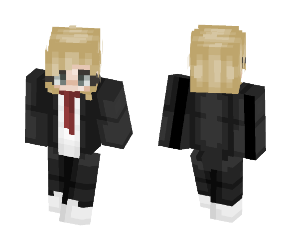 Girl In a Tuxedo Says Hi :3 - Girl Minecraft Skins - image 1