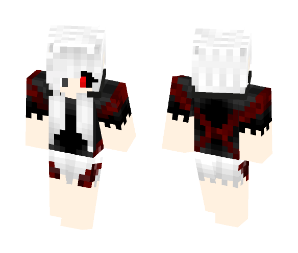 Kaneki [Girl] - Female Minecraft Skins - image 1