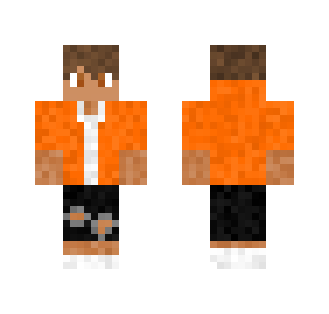 Perfect Orange Skin - Male Minecraft Skins - image 2