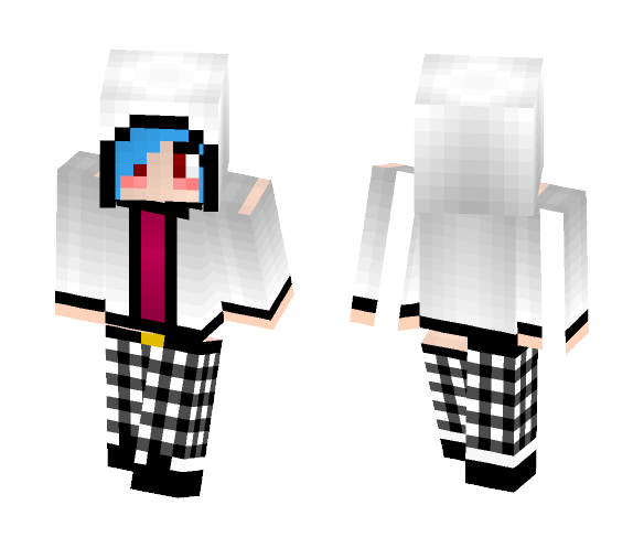 Download Free Cute Hoodie Girl Skin for Minecraft image 1 Cute Hoodie Girl - Cute Girls Minecraft Skins - image 1