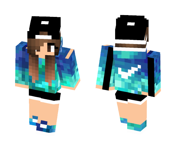 Nike girl - Girl Minecraft Skins - image 1