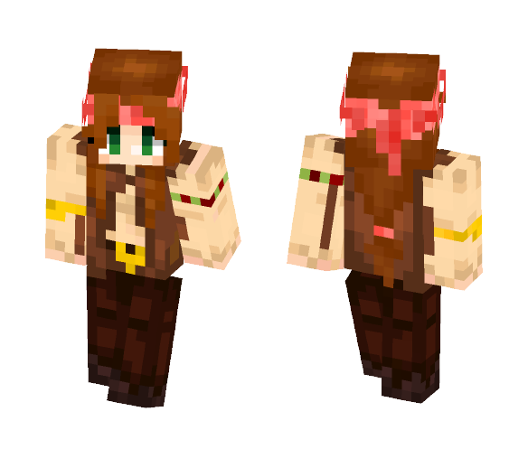 Summers over! whhhy school u.u - Female Minecraft Skins - image 1