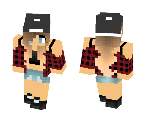 Hip Girl - Girl Minecraft Skins - image 1