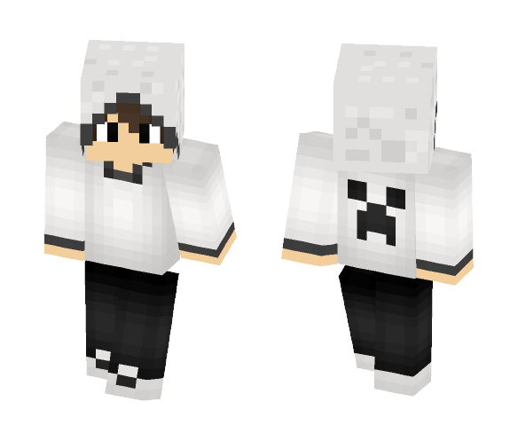 Creeper Hoodie - Male Minecraft Skins - image 1