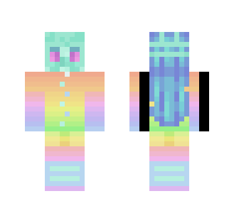 Togotwi - Gas Mask Pastel Alien - Female Minecraft Skins - image 2