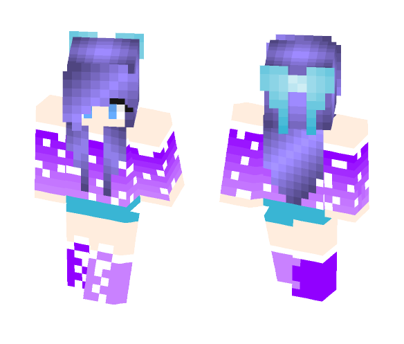 Galaxy Girl - Girl Minecraft Skins - image 1