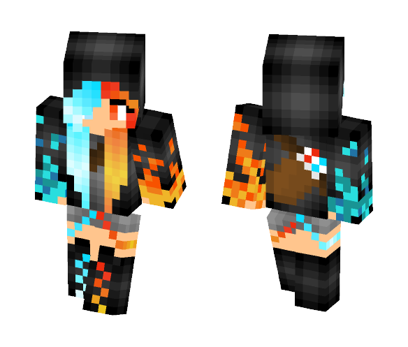 Fire & Ice Archer - Female Minecraft Skins - image 1
