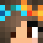 Fire & Ice Girl V2 - Girl Minecraft Skins - image 3