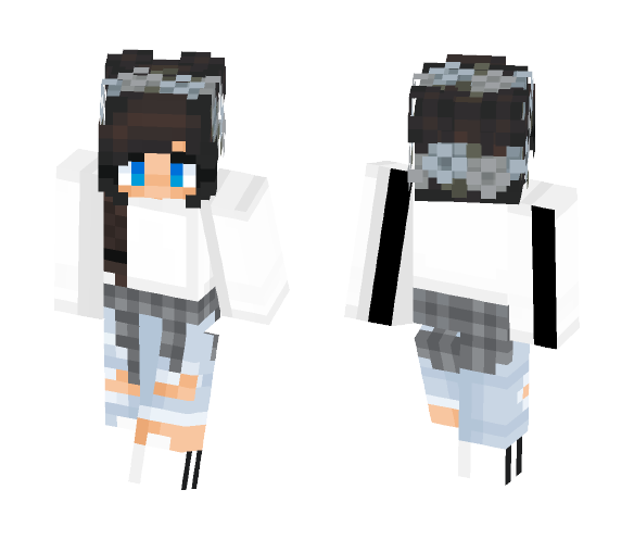 Download Free Braided Skin for Minecraft image 1 Braided - Female Minecraft Skins - image 1