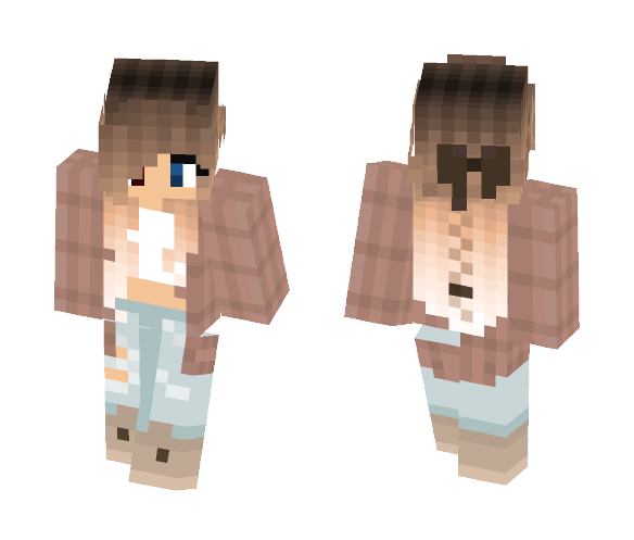 Warm Fall Nights~♥ - Female Minecraft Skins - image 1