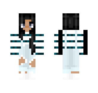 Overalls & white striped shirt - Female Minecraft Skins - image 2