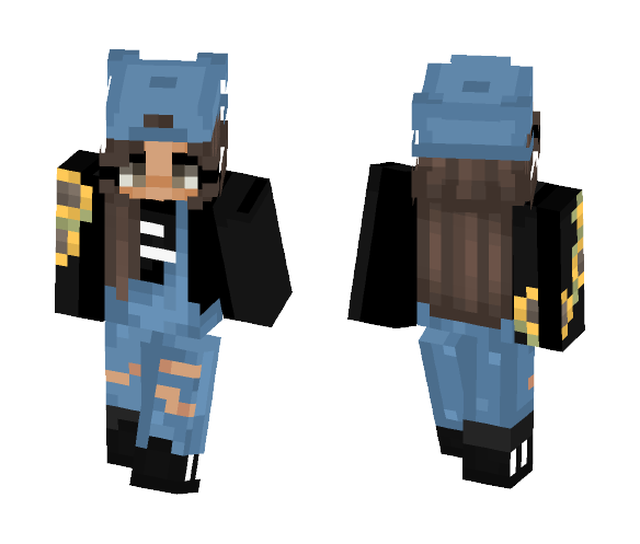 Overalls /w matching hat - Female Minecraft Skins - image 1
