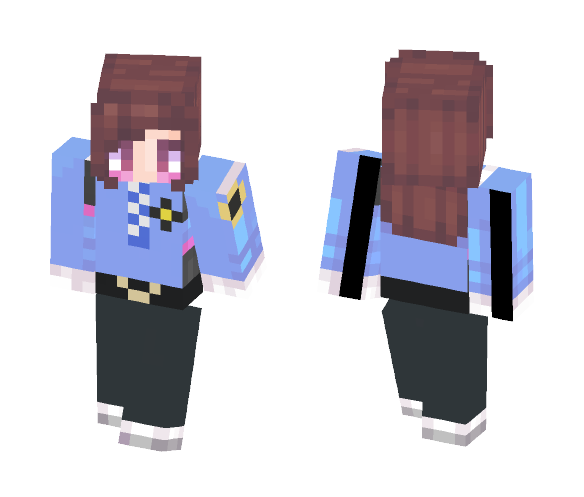 Police D.va - Female Minecraft Skins - image 1