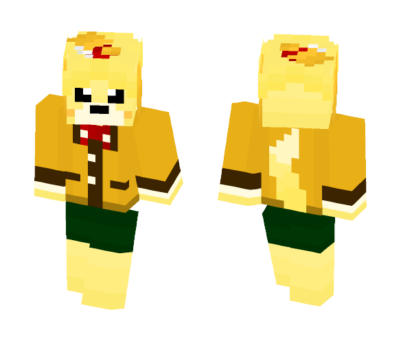 Animal Crossing Isabelle Y - Female Minecraft Skins - image 1