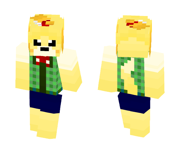 Download Free Animal Crossing Isabelle G Skin for Minecraft image 1 Animal Crossing Isabelle G - Female Minecraft Skins - image 1