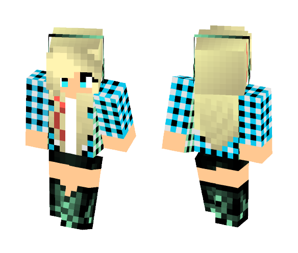 Diamond Girl - Girl Minecraft Skins - image 1