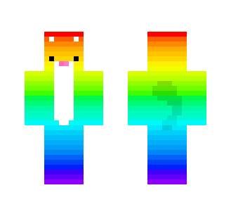 Rainbow Cat (Made By Me) - Cat Minecraft Skins - image 2