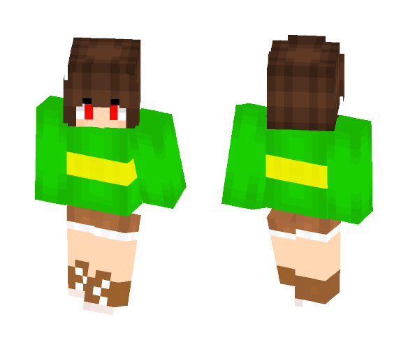 Chara, My Babe♡ | Undertale - Interchangeable Minecraft Skins - image 1