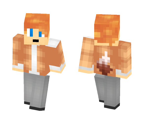 Lavafox Skin - Male Minecraft Skins - image 1