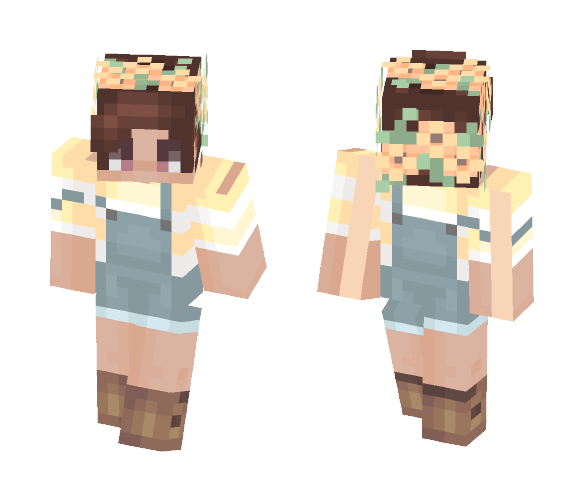 Sunflower Guy ???? - Male Minecraft Skins - image 1
