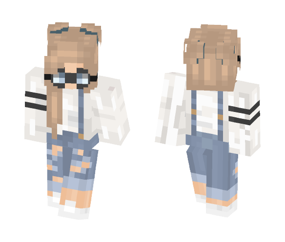 •Cute nerd - Female Minecraft Skins - image 1